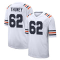 Parkc C.Bears #62 Joe Thuney Player White Classic Home Game Stitched Jerseys