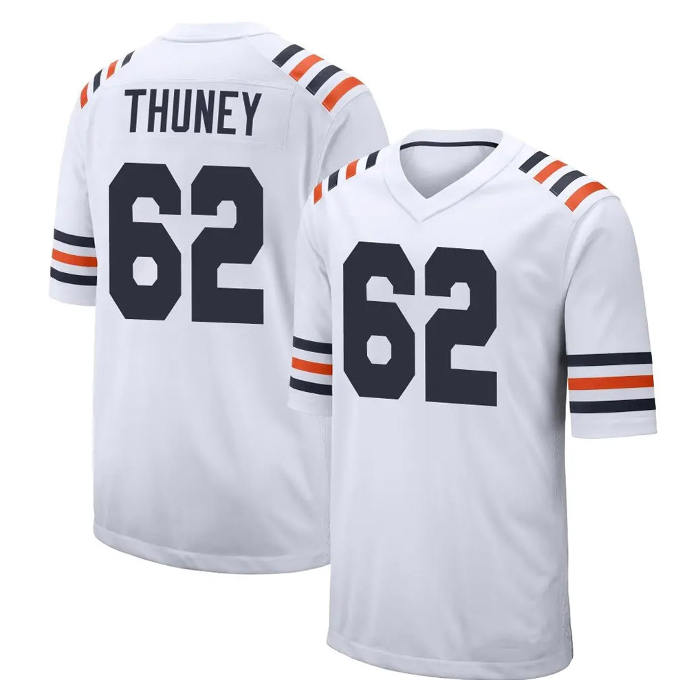 Parkc C.Bears #62 Joe Thuney Player White Classic Home Game Stitched Jerseys