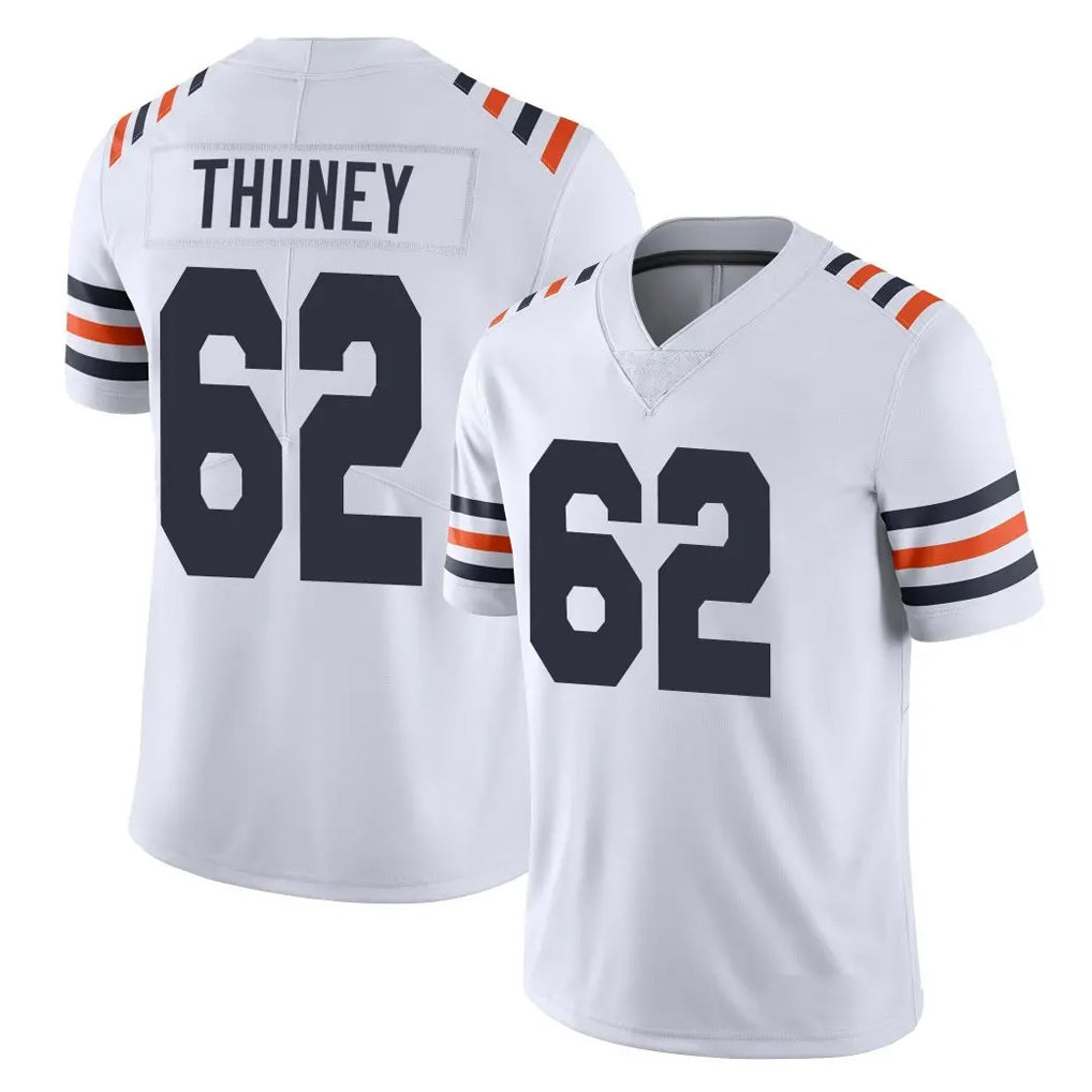 Parkc C.Bears #62 Joe Thuney Player White Classic Vapor Limited Home Game Stitched Jerseys