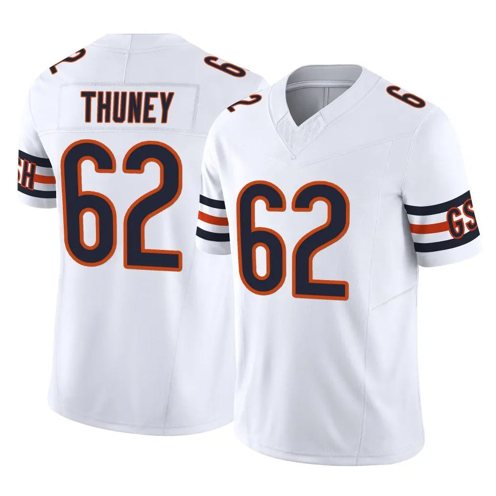 Parkc C.Bears #62 Joe Thuney Player White Vapor F.U.S.E. Limited Home Game Stitched Jerseys
