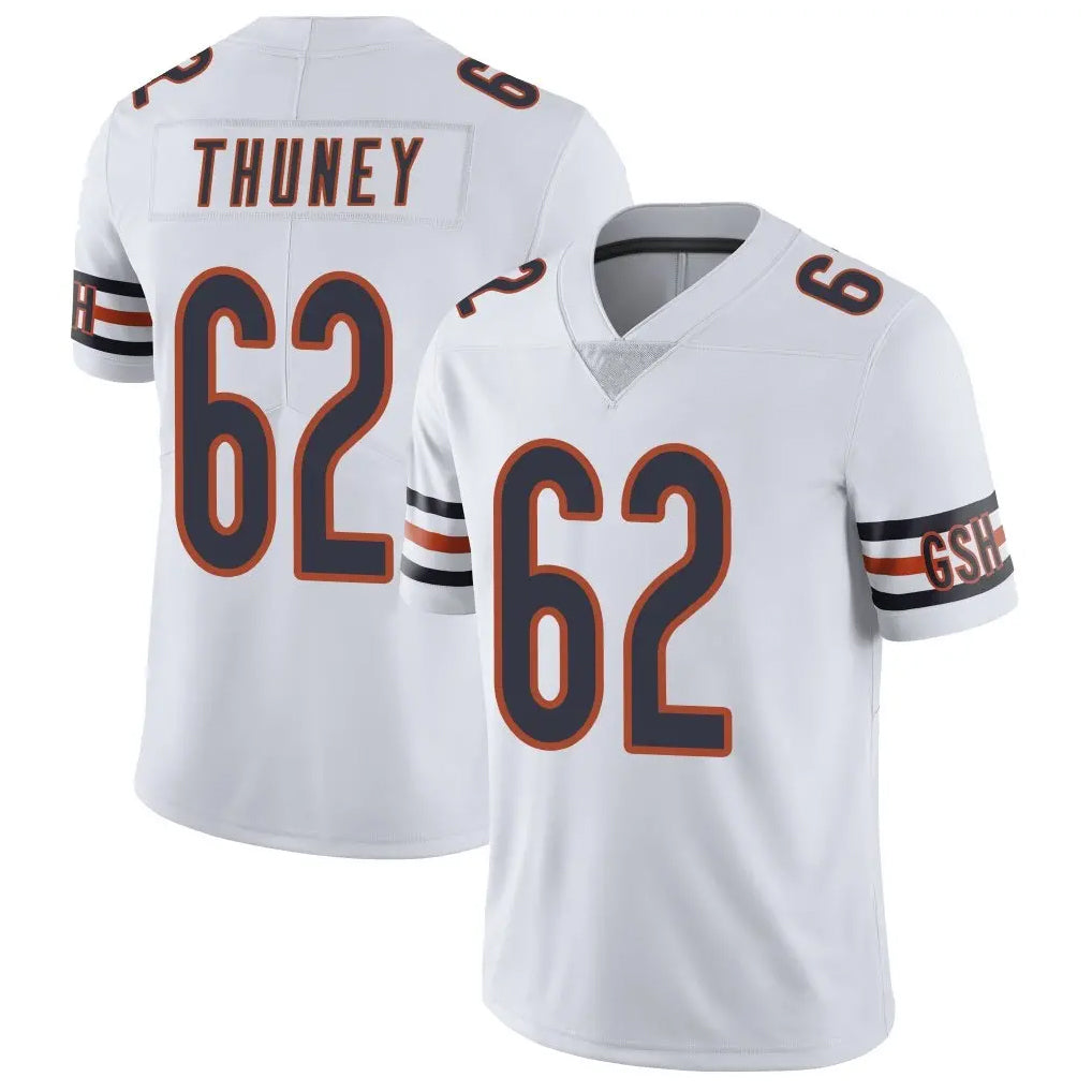 Parkc C.Bears #62 Joe Thuney Player White Vapor Untouchable Limited Home Game Stitched Jerseys