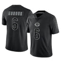 Parkc C.Bears #6 Kyler Gordon Player Black REFLECTIVE Limited Game Stitched Jerseys