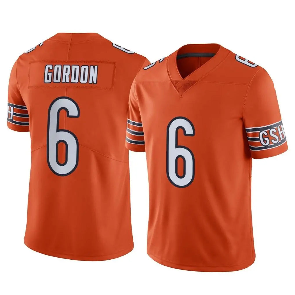 Parkc C.Bears #6 Kyler Gordon Player Orange Alternate Vapor Limited Home Game Stitched Jerseys