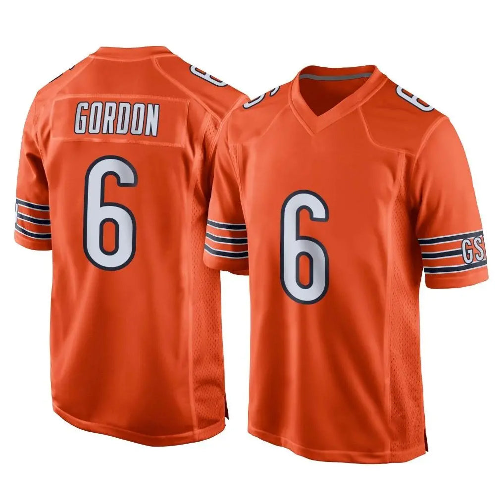 Parkc C.Bears #6 Kyler Gordon Player Orange Home Game Stitched Jerseys