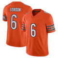 Parkc C.Bears #6 Kyler Gordon Player Orange Vapor F.U.S.E. Limited Home Game Stitched Jerseys