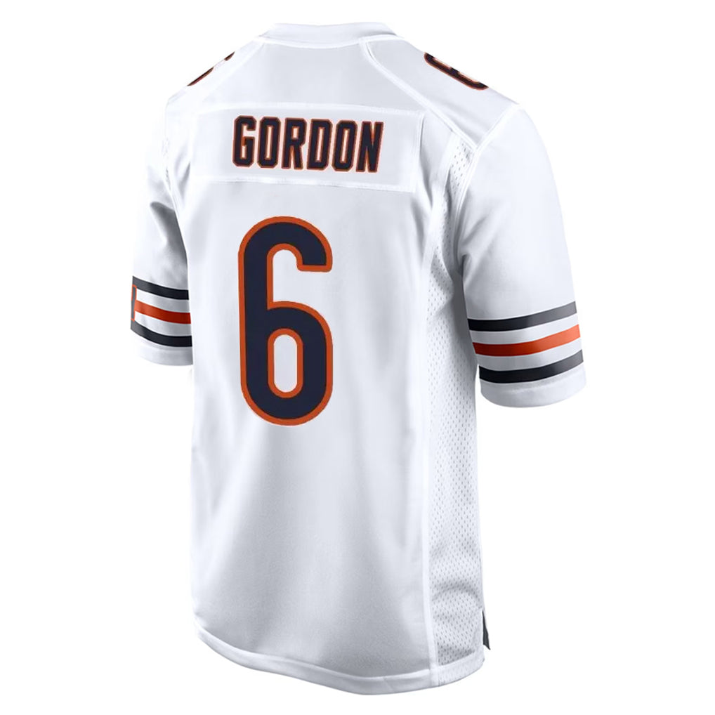 Parkc C.Bears #6 Kyler Gordon Player White Home Game Stitched Jerseys