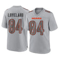 Parkc C.Bears #84 Colston Loveland Player Gray Atmosphere Fashion Game Stitched Jerseys