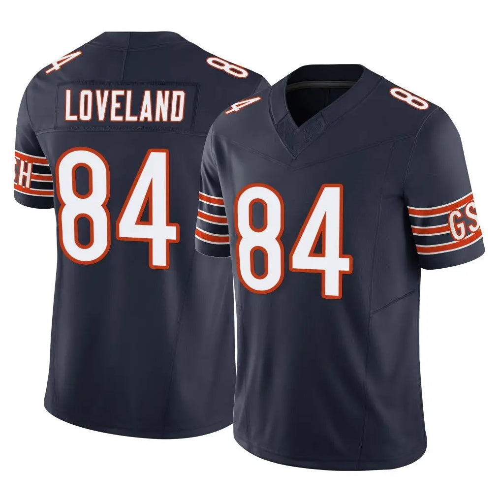 Parkc C.Bears #84 Colston Loveland Player Navy Vapor F.U.S.E. Limited Home Game Stitched Jerseys