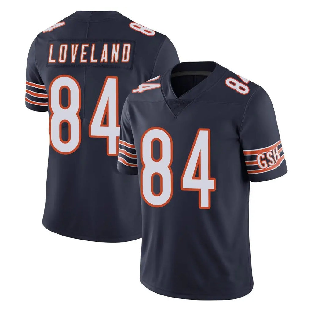 Parkc C.Bears #84 Colston Loveland Player Navy Vapor Untouchable Limited Home Game Stitched Jerseys