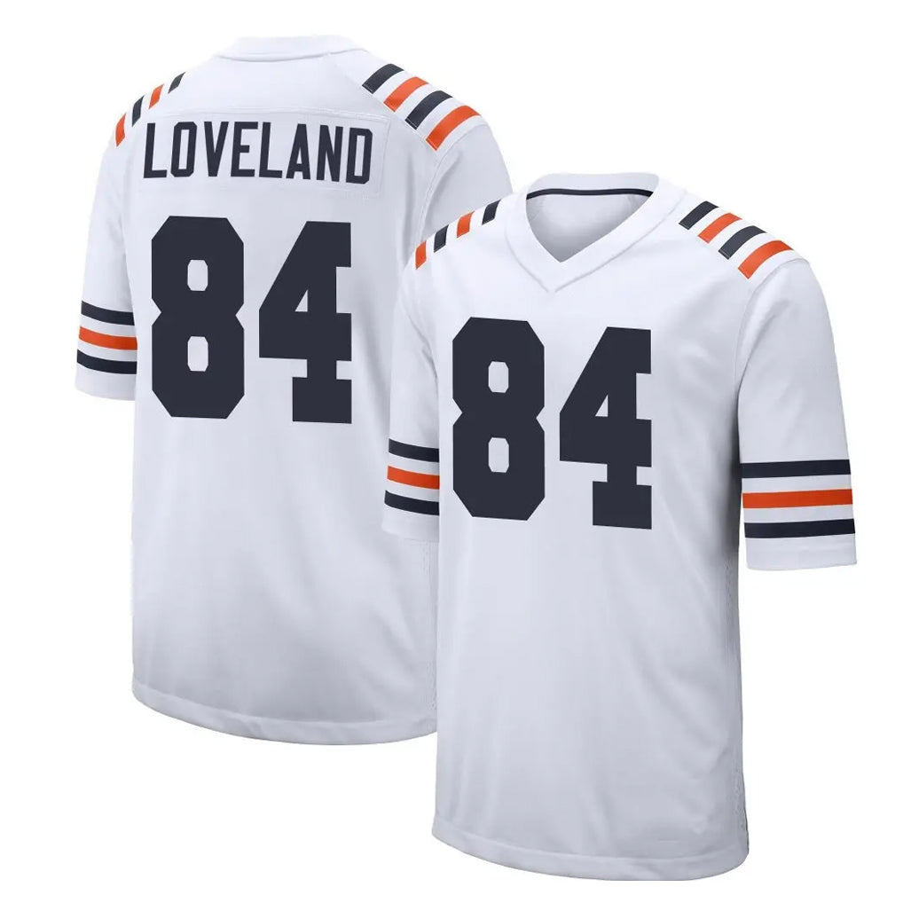 Parkc C.Bears #84 Colston Loveland Player White Classic Home Game Stitched Jerseys