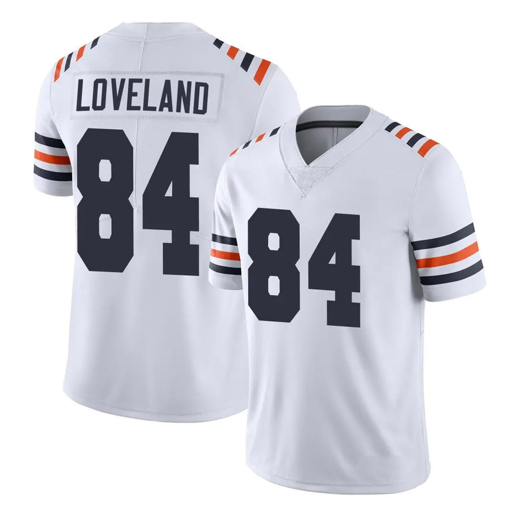Parkc C.Bears #84 Colston Loveland Player White Classic Vapor Limited Home Game Stitched Jerseys