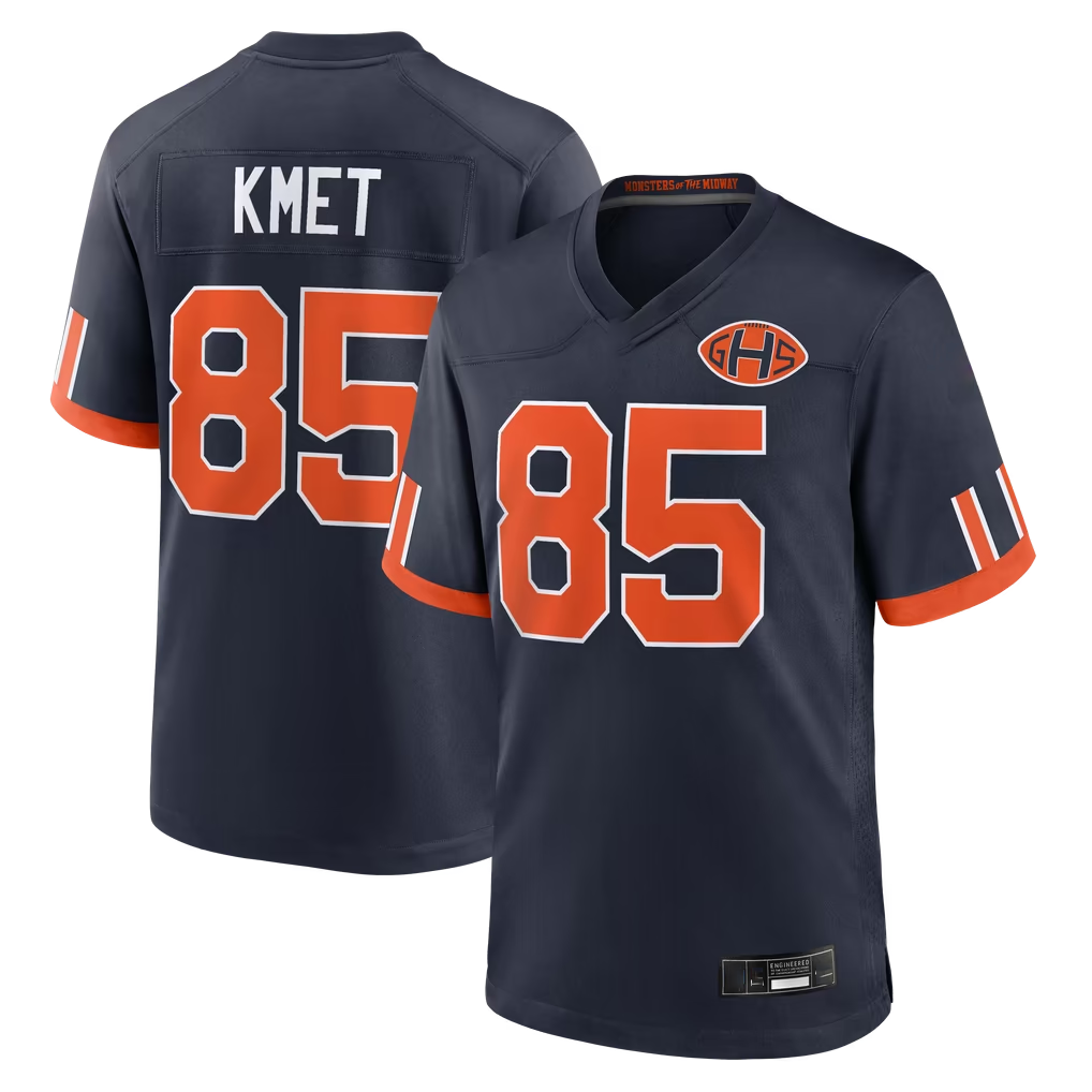 Parkc C.Bears #85 Cole Kmet Navy  2026 Rivalries Collection Game Stitched Jerseys