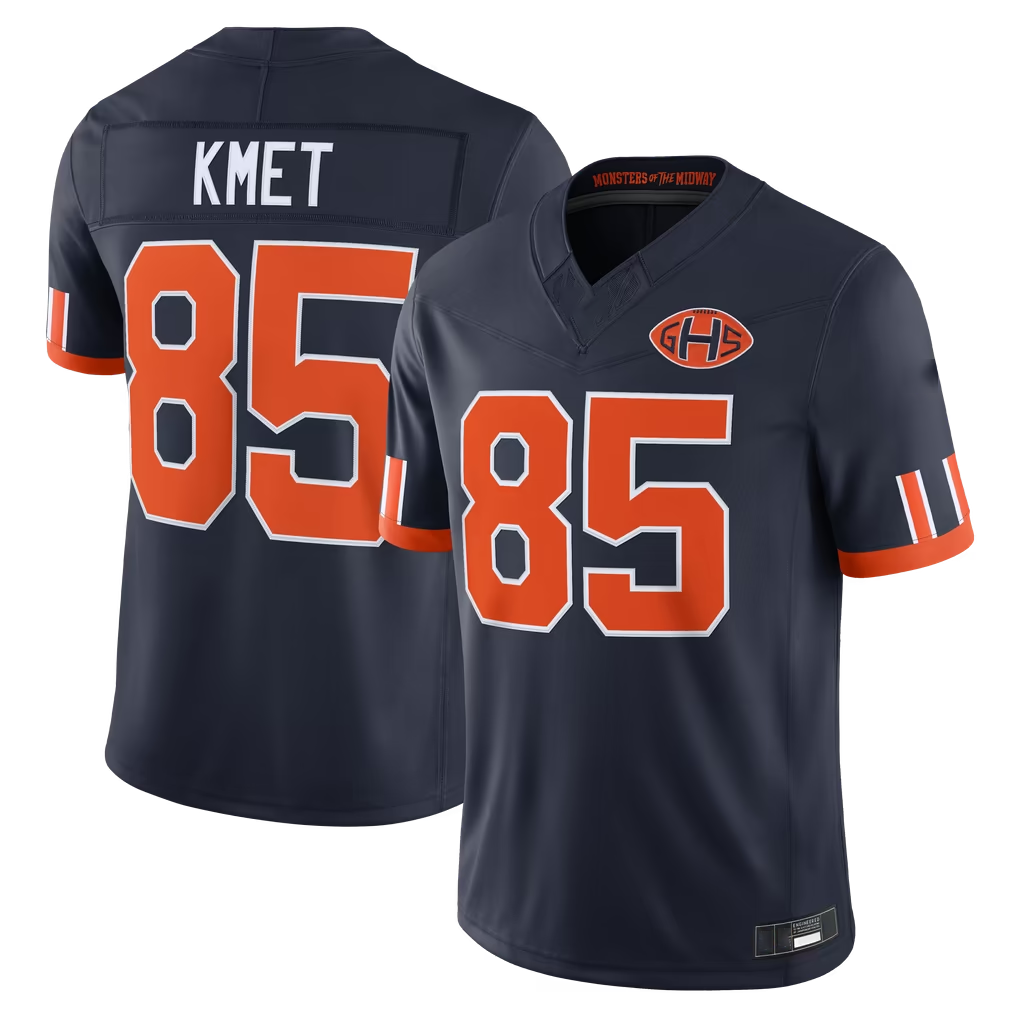 Parkc C.Bears #85 Cole Kmet Navy 2026 Rivalries Collection Limited Stitched Jerseys