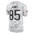 Parkc C.Bears #85 Cole Kmet Player Arctic Camo Salute to Service Limited Stitched Jerseys