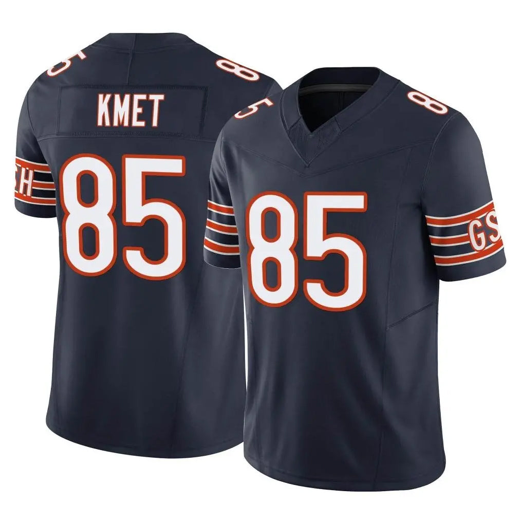 Parkc C.Bears #85 Cole Kmet Player Navy Vapor F.U.S.E. Limited Home Game Stitched Jerseys