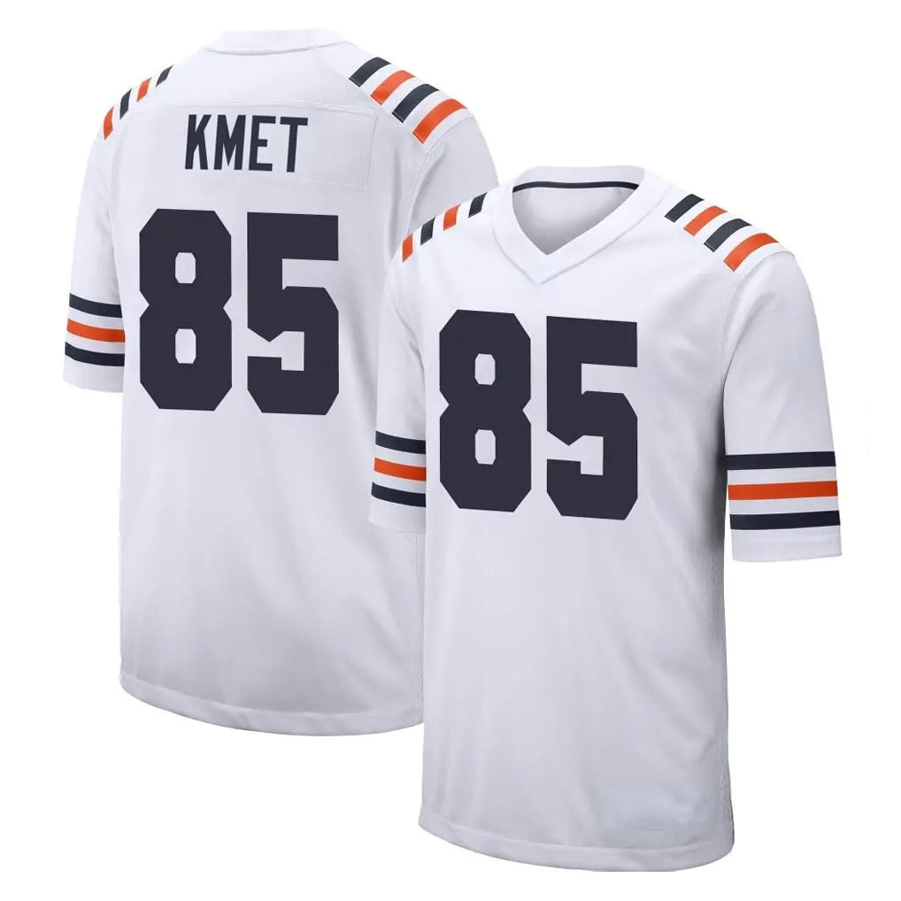 Parkc C.Bears #85 Cole Kmet Player White Classic Home Game Stitched Jerseys