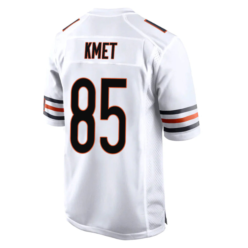 Parkc C.Bears #85 Cole Kmet Player White Home Game Stitched Jerseys