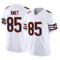 Parkc C.Bears #85 Cole Kmet Player White Vapor F.U.S.E. Limited Home Game Stitched Jerseys