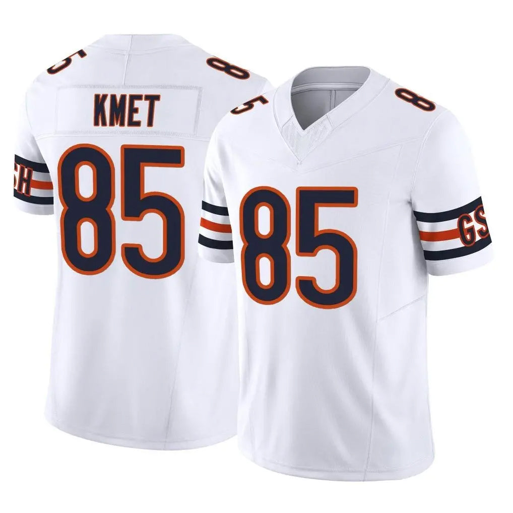 Parkc C.Bears #85 Cole Kmet Player White Vapor F.U.S.E. Limited Home Game Stitched Jerseys
