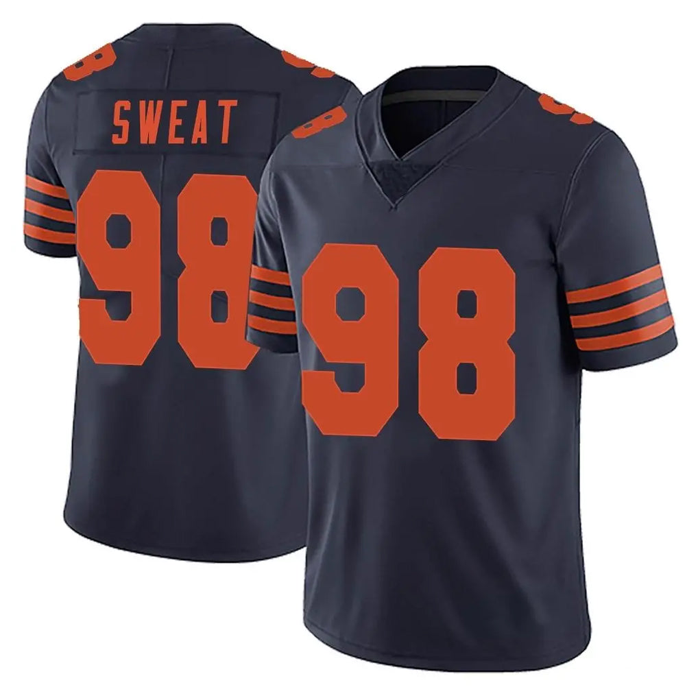 Parkc C.Bears #98 Montez Sweat Player Navy Blue Alternate Vapor Untouchable Limited Stitched Jerseys