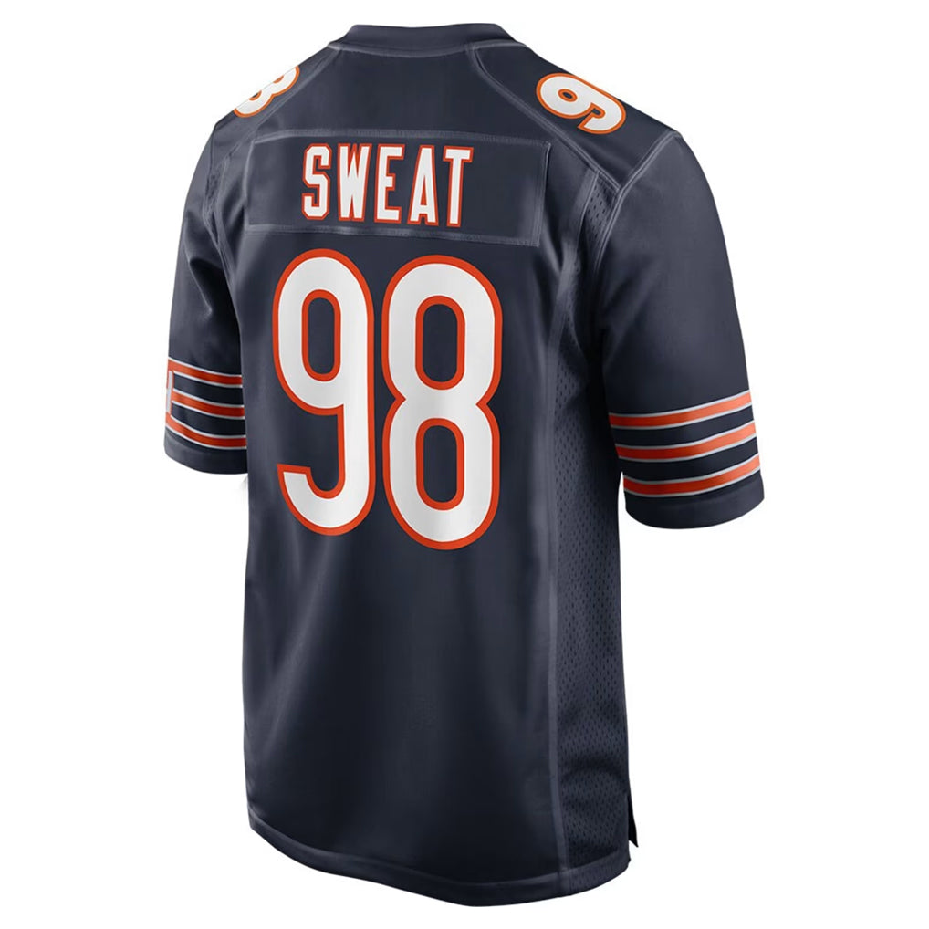 Parkc C.Bears #98 Montez Sweat Player Navy Home Game Stitched Jerseys