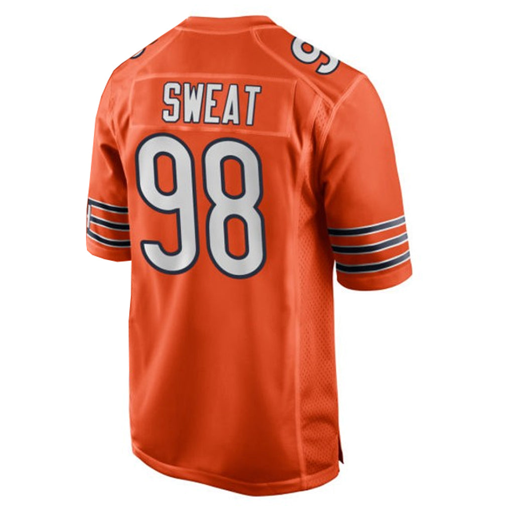 Parkc C.Bears #98 Montez Sweat Player Orange Home Game Stitched Jerseys