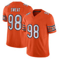 Parkc C.Bears #98 Montez Sweat Player Orange Vapor F.U.S.E. Limited Home Game Stitched Jerseys