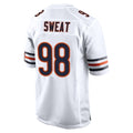 Parkc C.Bears #98 Montez Sweat Player White Home Game Stitched Jerseys