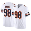 Parkc C.Bears #98 Montez Sweat Player White Vapor F.U.S.E. Limited Home Game Stitched Jerseys
