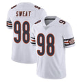 Parkc C.Bears #98 Montez Sweat Player White Vapor Untouchable Limited Home Game Stitched Jerseys