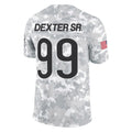 Parkc C.Bears #99 Gervon Dexter Sr. Player Arctic Camo Salute to Service Limited Stitched Jerseys