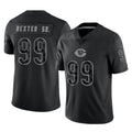 Parkc C.Bears #99 Gervon Dexter Sr. Player Black REFLECTIVE Limited Game Stitched Jerseys