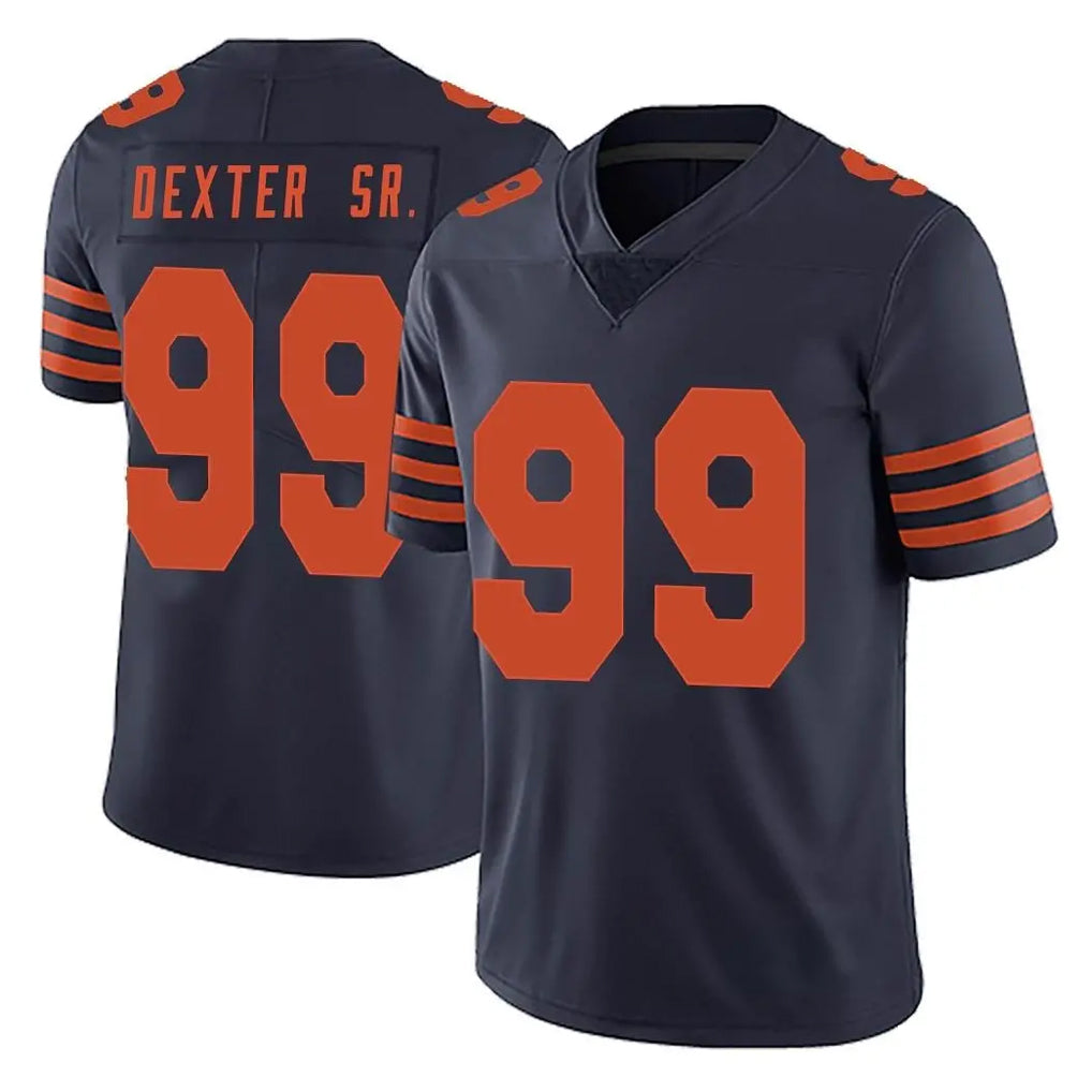 Parkc C.Bears #99 Gervon Dexter Sr. Player Navy Blue Alternate Vapor Untouchable Limited Stitched Jerseys