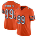Parkc C.Bears #99 Gervon Dexter Sr. Player Orange Vapor F.U.S.E. Limited Home Game Stitched Jerseys