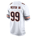 Parkc C.Bears #99 Gervon Dexter Sr. Player White Home Game Stitched Jerseys