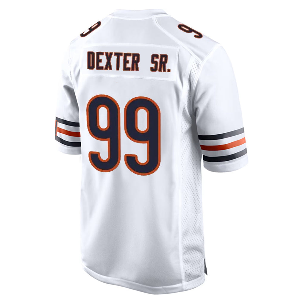 Parkc C.Bears #99 Gervon Dexter Sr. Player White Home Game Stitched Jerseys