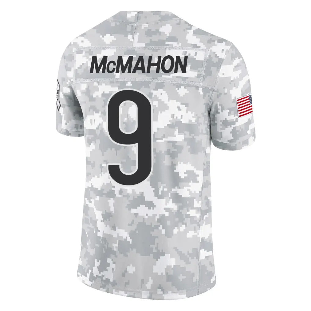 Parkc C.Bears #9 Jim McMahon Player Arctic Camo Salute to Service Limited Stitched Jerseys