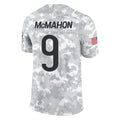 Parkc C.Bears #9 Jim McMahon Player Arctic Camo Salute to Service Limited Stitched Jerseys