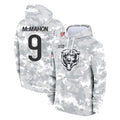 Parkc C.Bears #9 Jim McMahon Player Arctic Camo Salute to Service Pullover Hoodies Limited Stitched Jerseys