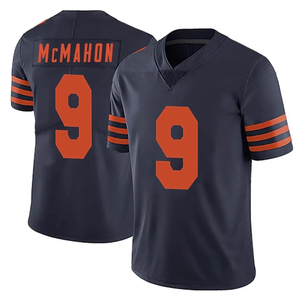 Parkc C.Bears #9 Jim McMahon Player Navy Blue Alternate Vapor Untouchable Limited Stitched Jerseys