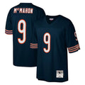 Parkc C.Bears #9 Jim McMahon Player Navy Mitchell & Ness Navy Legacy Replica Stitched Jerseys