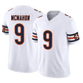 Parkc C.Bears #9 Jim McMahon Player White Vapor F.U.S.E. Limited Home Game Stitched Jerseys