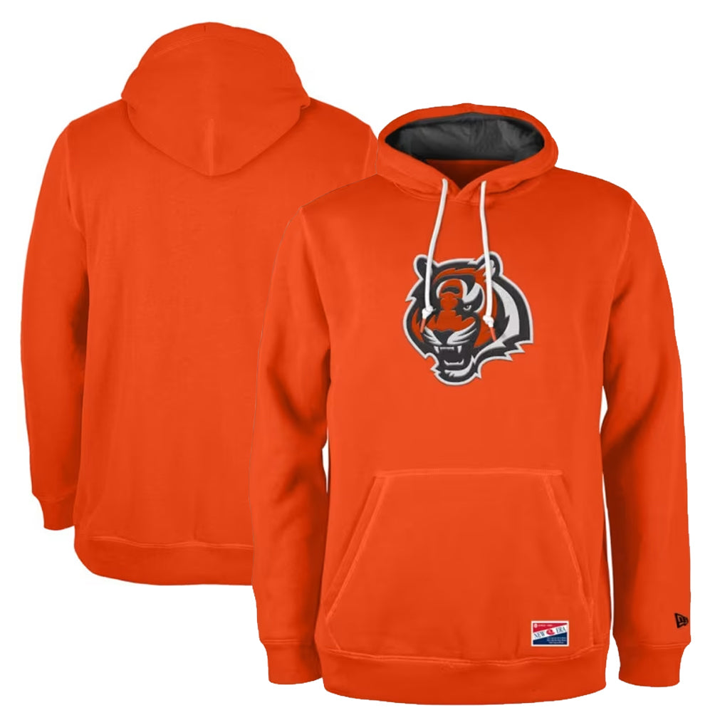 Parkc C.Bengals Orange Salute to Service Pullover Hoodie Limited Blank Player Stitched Jerseys