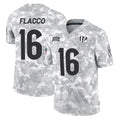 Parkc C.Bengals #16 Joe Flacco Player Arctic Camo Salute to Service Limited Stitched Jerseys