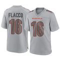 Parkc C.Bengals #16 Joe Flacco Player Gray Atmosphere Fashion Game Stitched Jerseys