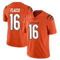 Parkc C.Bengals #16 Joe Flacco Player Orange Vapor Untouchable Limited Home Game Stitched Jerseys