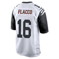 Parkc C.Bengals #16 Joe Flacco Player White Alternate Home Game Stitched Jerseys