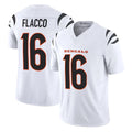 Parkc C.Bengals #16 Joe Flacco Player White Vapor F.U.S.E. Limited Home Game Stitched Jerseys