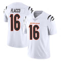 Parkc C.Bengals #16 Joe Flacco Player White Vapor Untouchable Limited Home Game Stitched Jerseys