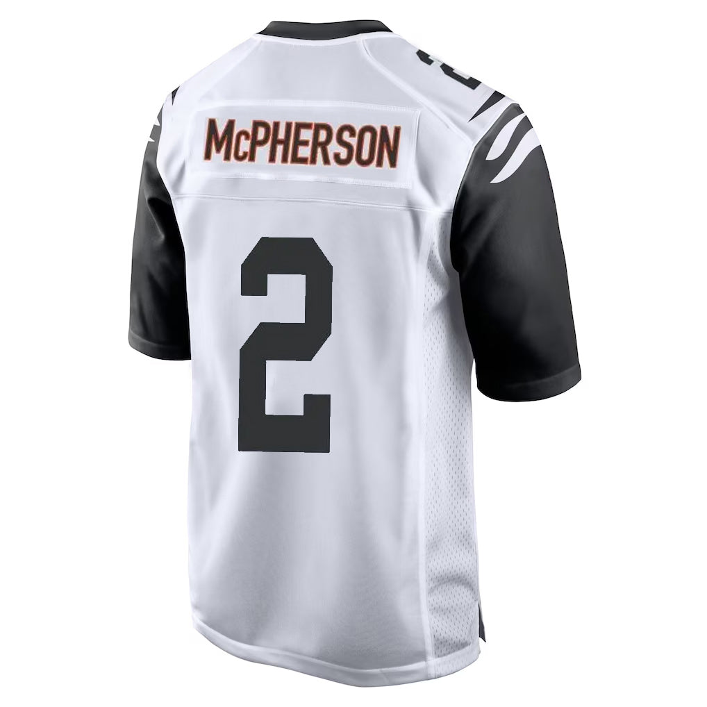 Parkc C.Bengals #2 Evan McPherson Player White Alternate Home Game Stitched Jerseys